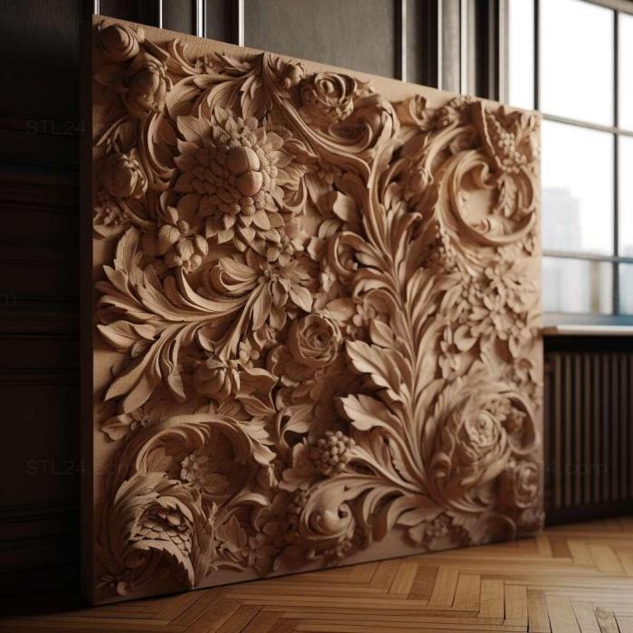 Patterns and decorations (stl ambient 4, PATTERN_1164) 3D models for cnc